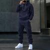 Heren Trainingspak 2 Delig Met Capuchon En Vetersluiting Sweatshirt En Cargo Joggingbroek Set