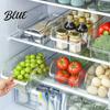 Fridge Drawer for Canned Drinks Refrigerator Storage Box with Handle Clear PET Pull Out Organizers Organizer Stackable Fresh Food Keeper Vegetables