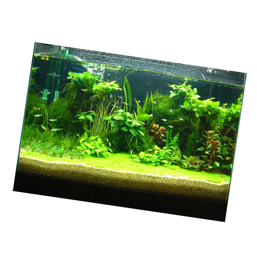 Pegatina de Fondo para Acuario Color Brillante Póster HD Accesorio para Acuario Mural para Tamaño Súper Grande Acuario de Rocalla