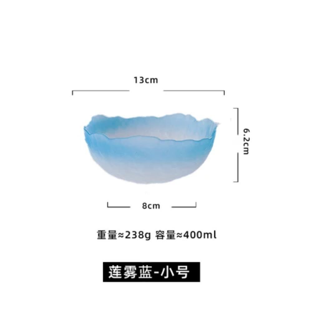 

Стеклянная миска Градиентная салатница Фруктовая миска Большая розовая миска Высокая ценность Маленькая круглая салатница Миска Лотос Туман Кухонная посуда