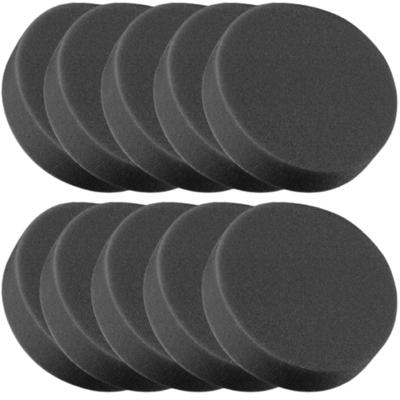 Sponge Buff 4.9 Inches (125 Mm), Black X 10 Sheets