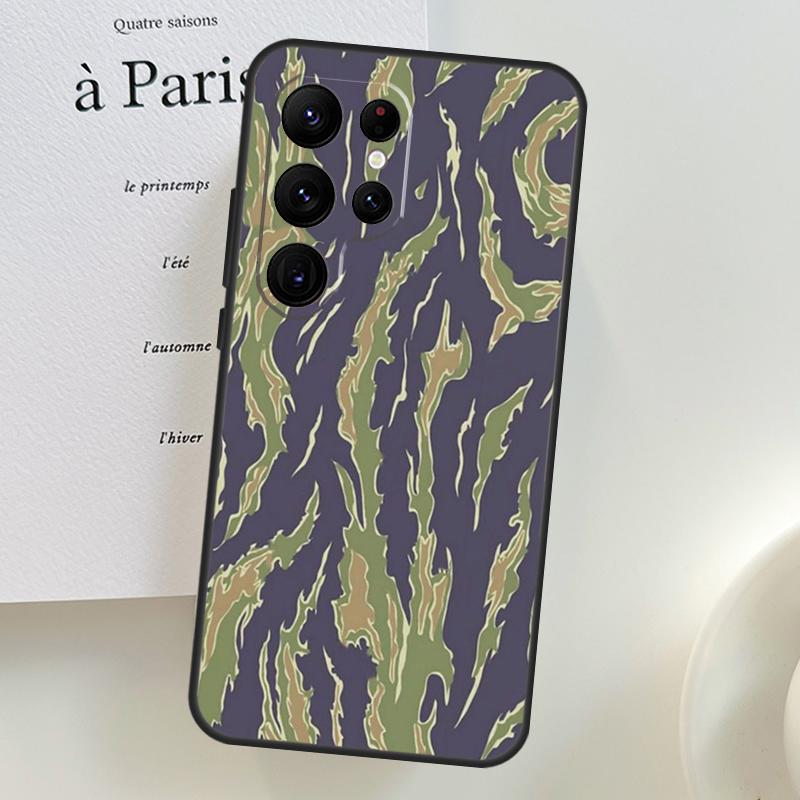 

Гумовий камуфляжний армійський чохол-тигр для Samsung Galaxy S26 Ultra S25 S24 S22 S21 S23 Ultra Plus S10 S20 S25 FE Galaxy S25 Plus