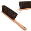 Premium Hand Broom with Natural Dense Bristles and Wooden Handle for Home and Car Cleaning