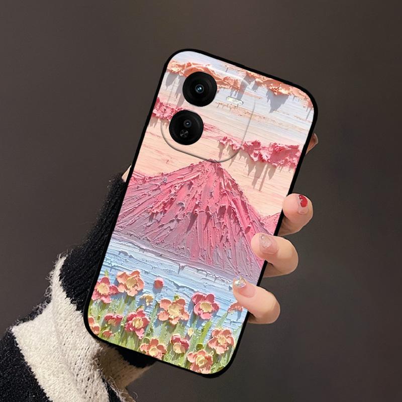 For IQOO Z9x Case Soft Silicone Shockproof Protection Cases Funda For Vivo IQOO Z9x Anti-fall Protection Phone Cover Coque