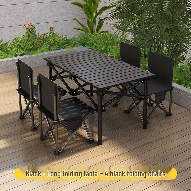 Portable Folding Camping Table and Chair Set for Outdoor Picnic, Fishing, or Sketching