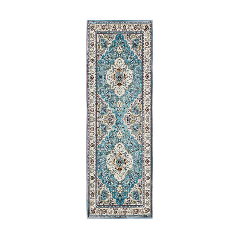 Koberec z TPR omyvatelný ve stylu boho – Skládací podložka do chodby a k arkýřovému oknu.