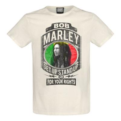 Amplified Unisex-Erwachsene Fight For Your Rights Bob Marley T-Shirt