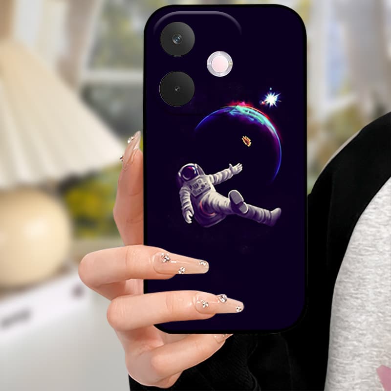 For OPPO A5 Pro A5Pro 5G Case Silicone Luxury Space Soft Bumper For OPPO A5 Pro 5G Global Phone Cover TPU Funda Fashion Bag