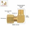 External Thread Compression Tube Fitting 90 Degree Male Elbow Connector Easy Install Tube Elbow