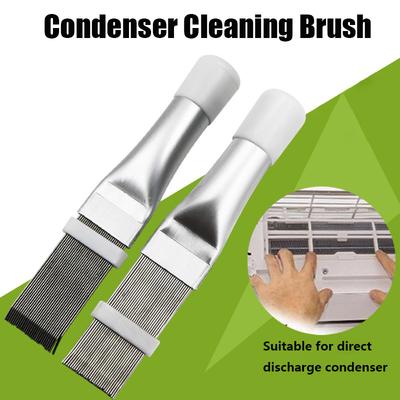 Stainless Steel Fin Comb Radiator Condenser Cleaning Brush Air Conditioning Condenser Evaporator Fin Straightening Combing Tools