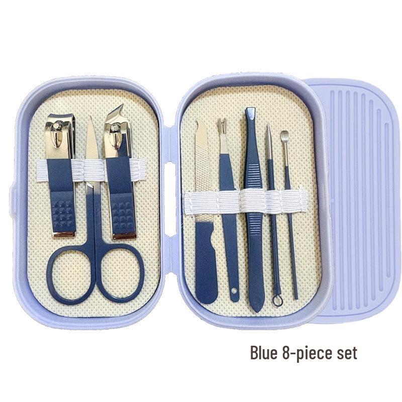 Portable Candy Color Nail Clipper & Manicure Set with Ear Pick
