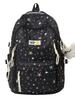 Star Pattern Girls Backpack With Material And Comfortable Straps For School