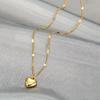 2025 Gold Heart Pendant Necklace for Dropshipping