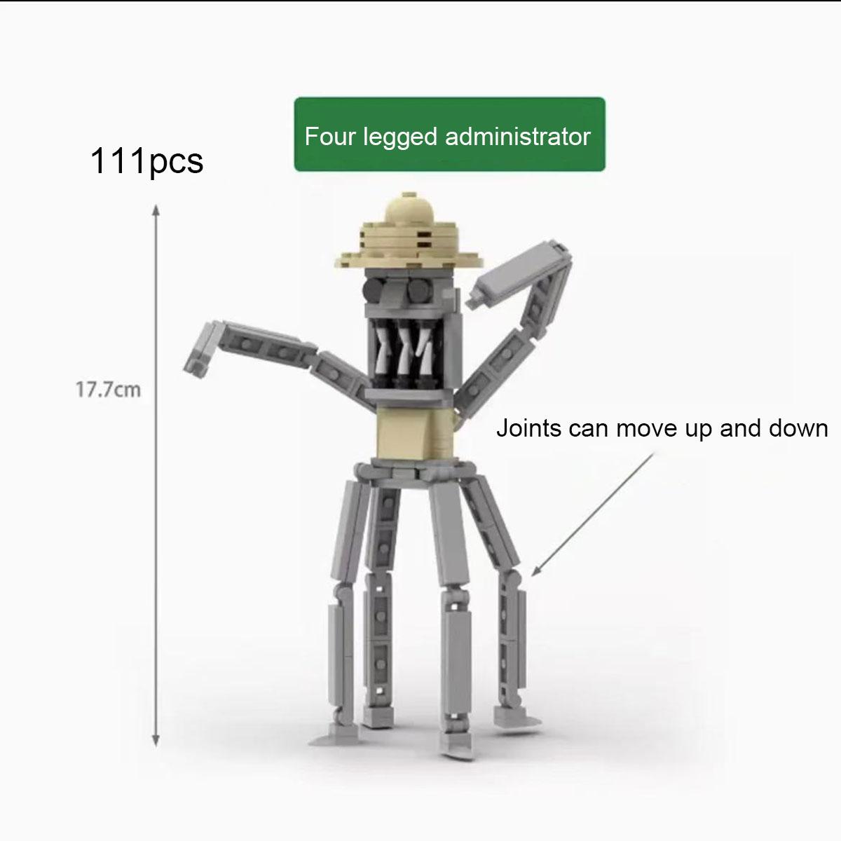 

Non-Toxic New Deformed Zoo Moc Building Block Horror Doll Octopus Bat Python Shark Turtle Hippopotamus Deer Figurine Model Children S Toy