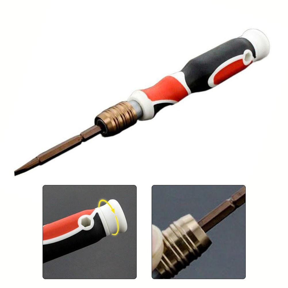 Alloy Steel Screwdriver Anti-skid Handle Easy To Use PP + PRT