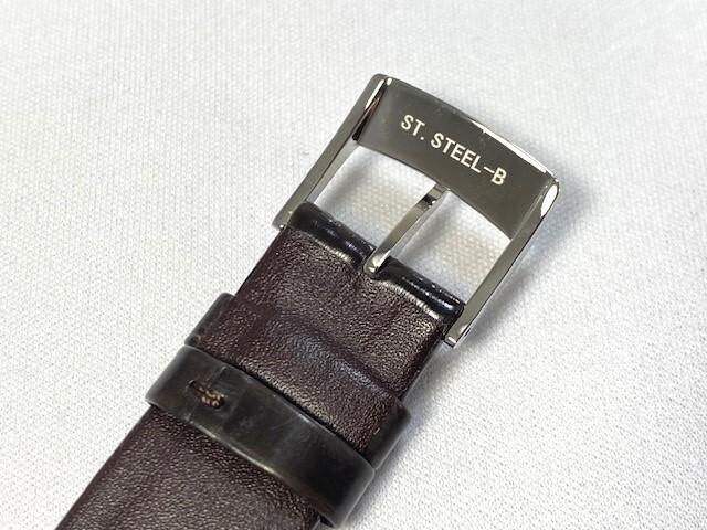 L0LX012J0 SEIKO King Seiko 20mm Leather Dark for Strap, Crocodile, Brown, SDKA003/ SJE087J1/ 6L35-00F0