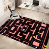 P-PacMan Game Printed Absorbent Washable Carpet, Non-Slip Bathroom Mats, Kitchen Rugs, Yoga Mat,Living Room Entrance, Camping Picnic Rugs