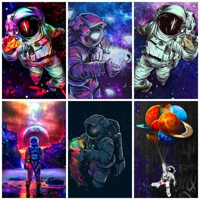 5D DIY Diamant Kunst Malerei Weltraum Diamant Stickerei Verkauf Astronaut Strass Mosaik Kreuzstich handgemachtes Geschenk