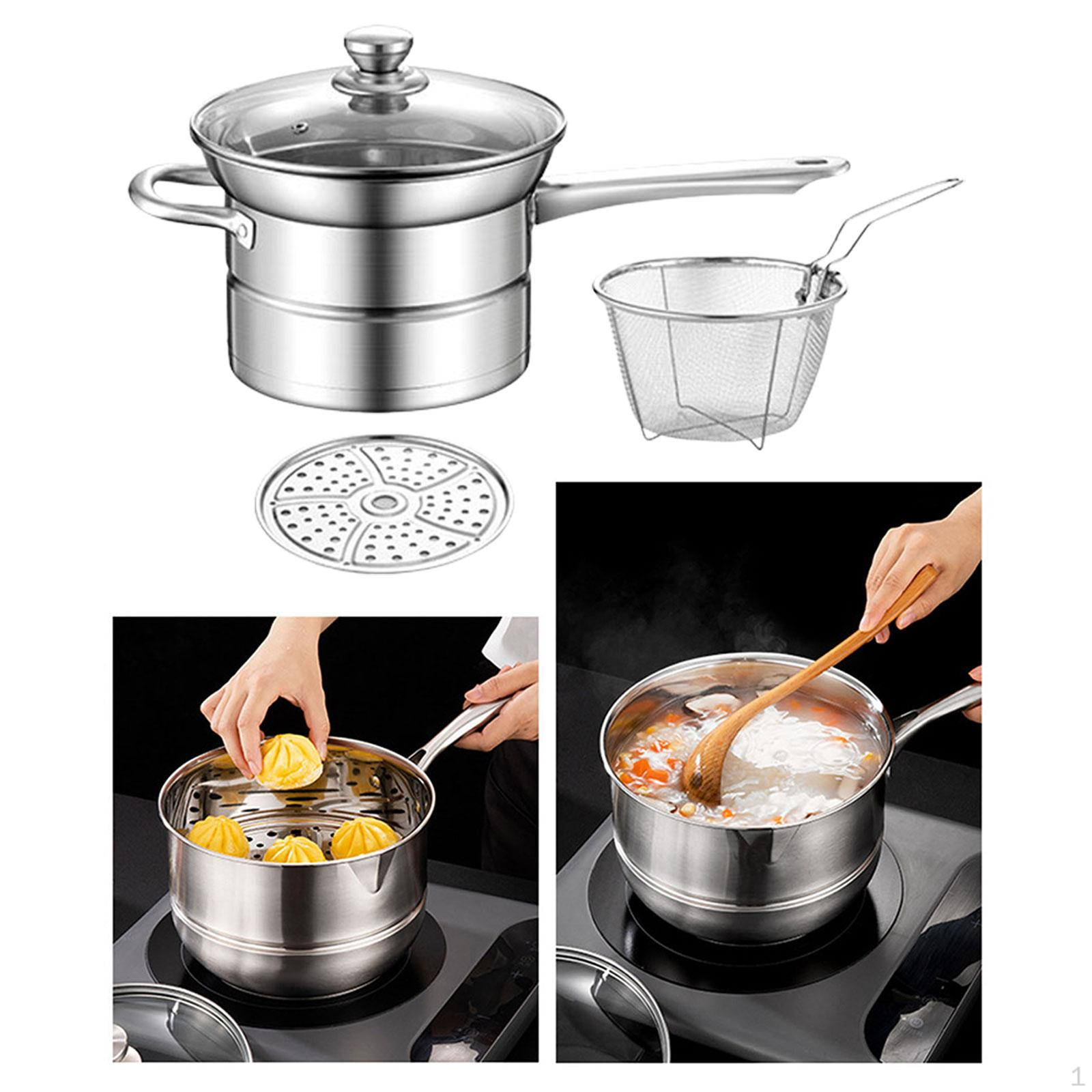 

Набор фритюрниц, подогревателей молока, кастрюль для приготовления бульона, практичный суп из картофеля фри для C