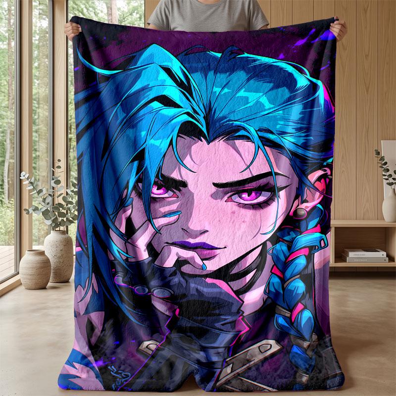 Soft Flannel Blanket Lightweight Cozy Bedroom Living Room CoverArcane