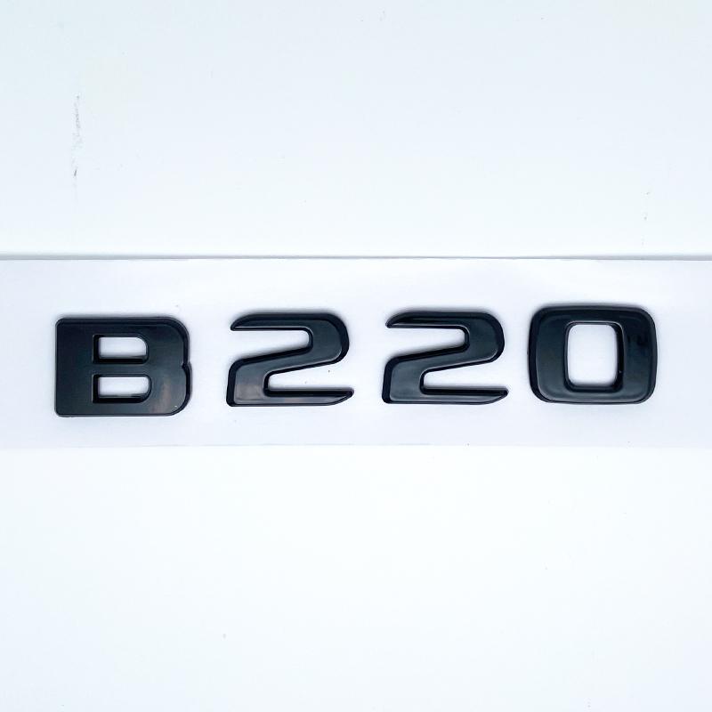 3D Letters B180 B200 B220 B250 B260 B200d 4Matic ABS Emblem for Benz B W246 W247 W242 Car Trunk Rear Logo Sticker