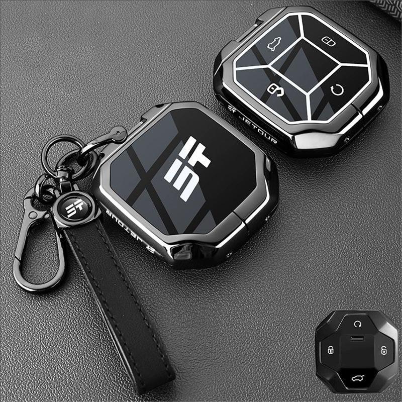 Etui na kluczyki Jetour X70Plus do X90CDM/Dasheng/X95/Shan Hai L6/T1/T2 Traveler Torba samochodowa Klamra Powłoka