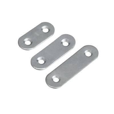 10 Stück Winkelverbinder Edelstahl Gerade Reparatur Flach Gerade Befestigung Gerade Winkel Ein-Zeichen-Eckcode Beschläge