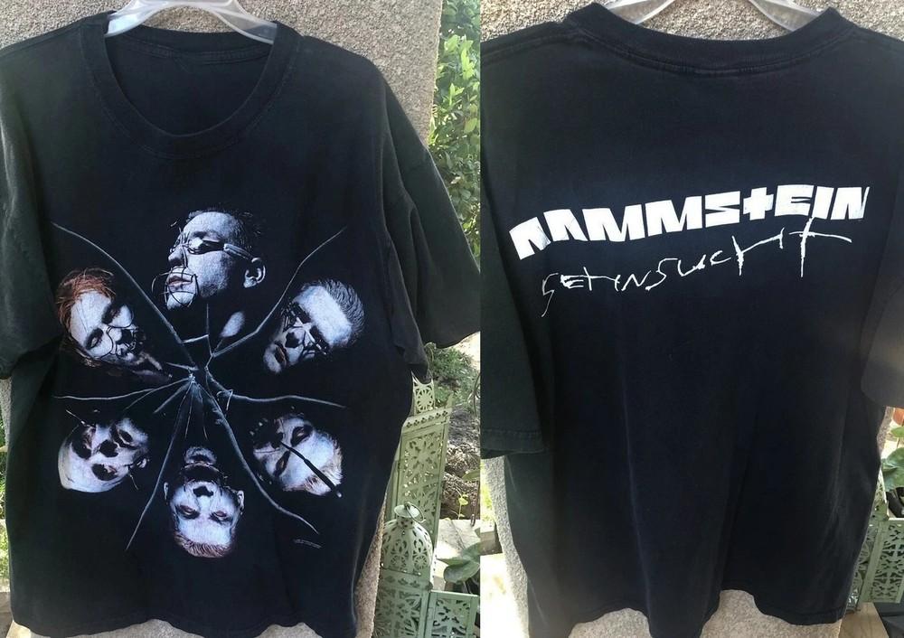 NEW Rammstein 1998 Sehnsucht TShirt Comfort Colors Size S5XL Unisex T-Shirt M