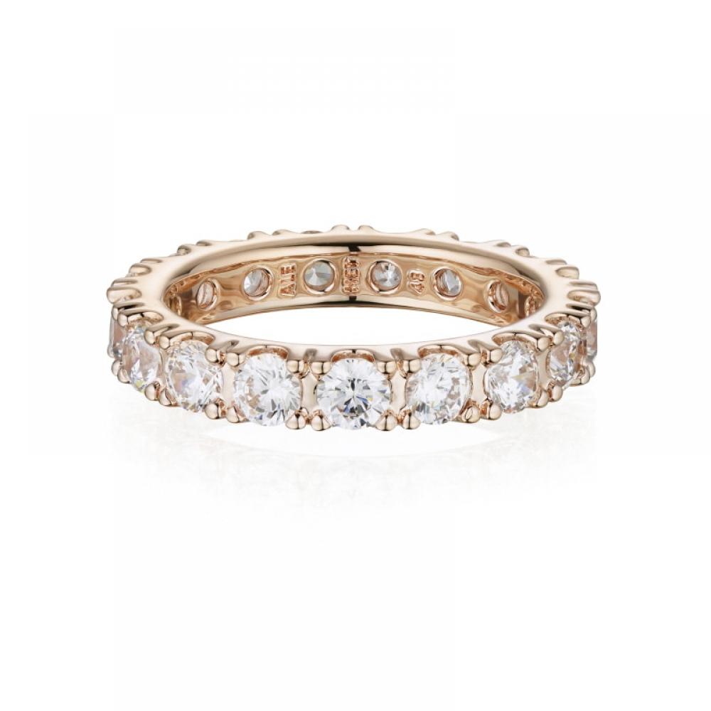 Pandora 180050c01 Timeless Sparkling Raw Eternity Rose Ring