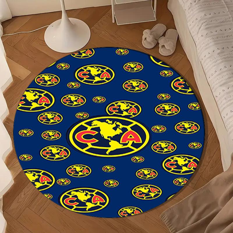Club America Emblem Round mat, Anti-slip Circle Carpet Chair rug For livingroom,Bedroom, doormat home decor Gift Christmas Gifts