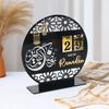 Double-Layer 3D Acrylic Ramadan Countdown Decoration – Eid Al-Fitr Countdown Calendar With Replaceable Numbers –Eid Al-Fitr 2026