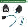 ACROPIX 2 Pins Sensor Wiring Harnesses ABS Wheel Speed Sensor Wiring Harness for Toyota Tacoma 2005-2020 No.8954208050 1 Pc 18gauge