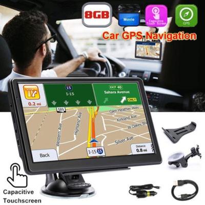 5 inç Sat Nav Araba HGV GPS Navigasyon Taşınabilir POI Küresel Haritalar Araba GPS Güncellemeleri 20 GB Küresel Harita