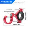 SEAMETAL Electric Scooter Hook Aluminum Alloy Handlebar Crossbar Double Hook Holder Universal Hanger Hook For Motorcycle Bike