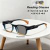 New Fashionable Hd Square Frame Photochromic Men'S Reading Glasses Retro Neutral High Quality Luxury Anti Blue Light Glasses