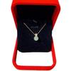 Jade Green Faux Hetian Jade Bead Necklace with Ladies Pendant Design