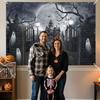 Halloween Hintergrund Banner Dekorationen für Fotografie 7x5Ft