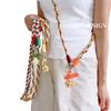 Trendy Multicolor Adjustable Crossbody Phone Lanyard - Thick Braided Anti-Drop Chain