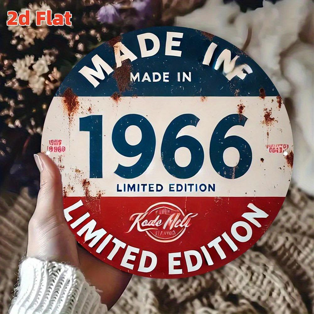 Dflat Limited Edition SignVintage Collection Series Limited Edition ThemeNostalgic Classic DesignDurable IndoorOutdoor 20x20cm(8x8inch)