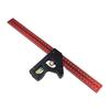 Lightweight For Amateur DIYers Angle Ruler Positioner Movable Scale Groove Design Scale Locator Aluminum Alloy