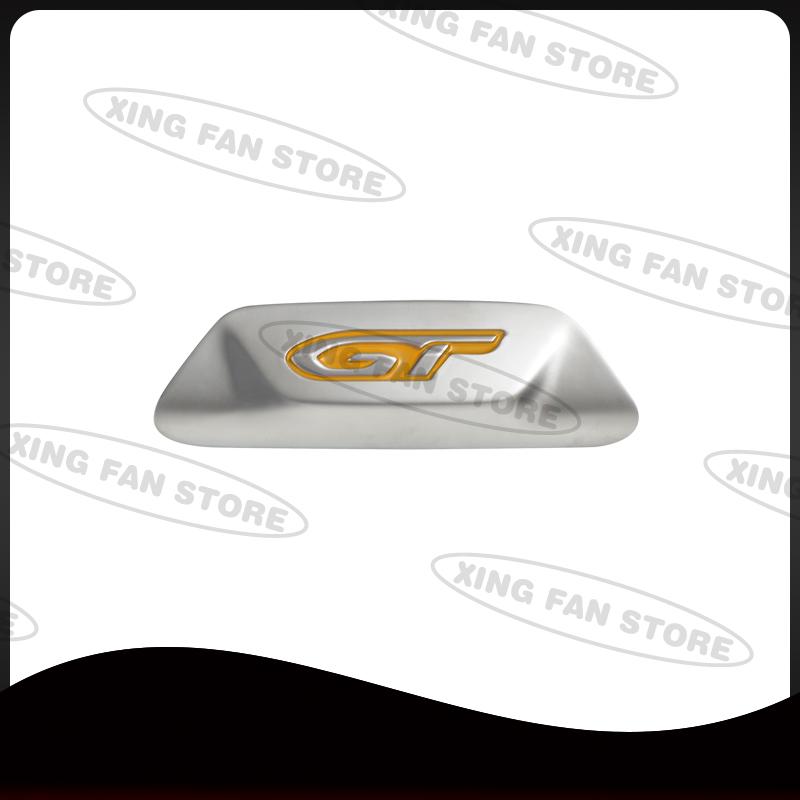VZQR9 GT Metal Emblem Car Steering Wheel Badge Sticker Decal For Peugeot 208 5008 4008 3008 508 GT Line Decoration Accessories