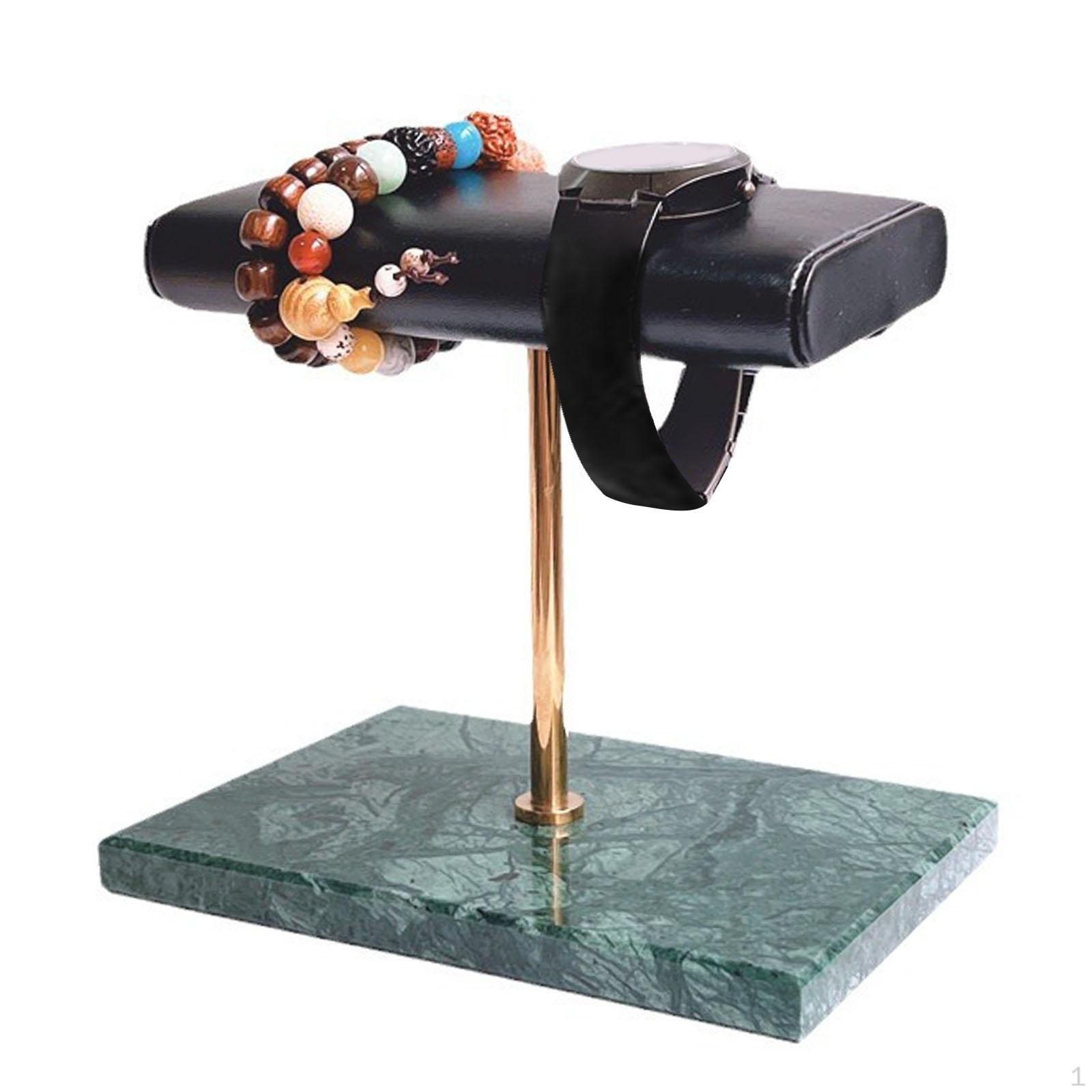 

Премиальная подставка для часов, органайзер для ювелирных изделий, держатель с мраморным основанием, стойка для хранения браслетов T