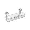 Wall-Mounted Vacuum Suction Cup Bathroom Shelf and Cosmetics Organizer