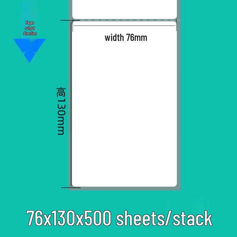 Waterproof Thermal Label Paper, Self-Adhesive Barcode Stickers, 100x100mm, ePacket Express, Thermal Printing.