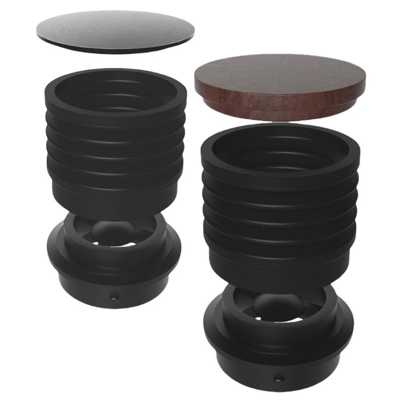 Portable Coffee Grinder Bean Bin Silicone Replacement Powder Hoppers for Outdoor or Home and Office Coffee Brewing