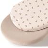 2PCS Baby Bassinet Sheet Muslin Bassinet Sheets Changing Pad Cover 100% Cotton Soft Breathable Fitted Bassinet Mattress Sheets