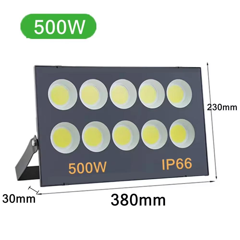LED Outdoor Floodlight AC220V Spotlight IP66 Waterproof Lamp 50W 100W 200W 300W  500W 600W Led Flood Light Garden Street Lamp