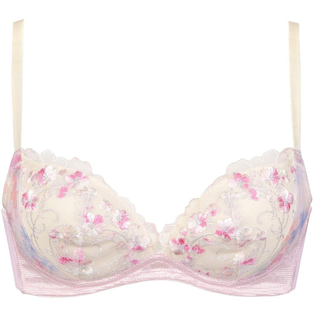 Tokinatsu Bra Beauty Size F70 To Japanese Size Wing/Wacoal Feel, 3/4 Cup, KB1503, Women's, Pink, (equivalent L)