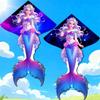 Weifang Children's Cross-border Mermaid Fish Kite, Cartoon Animal Design