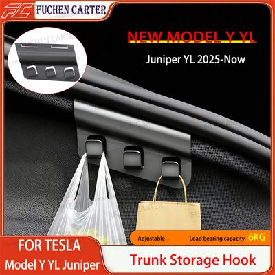 For Tesla Model Y YL Juniper/Launch 2025 2026 Car Rear Trunk Storage Hook Accessories Left And Right Both Side Storage Hook